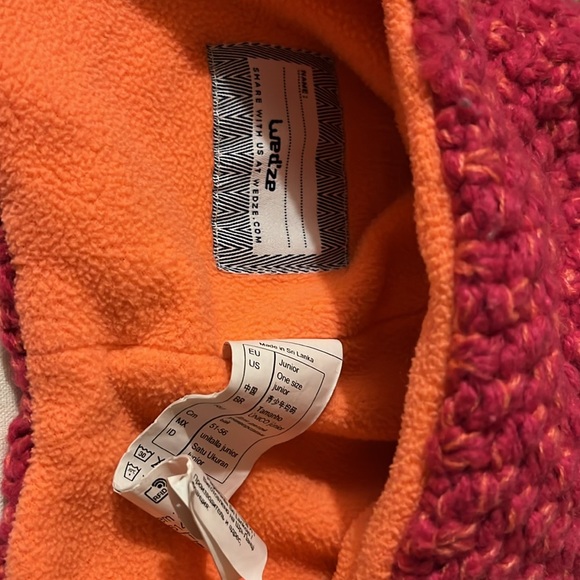 Pink and orange hat - Picture 2 of 2